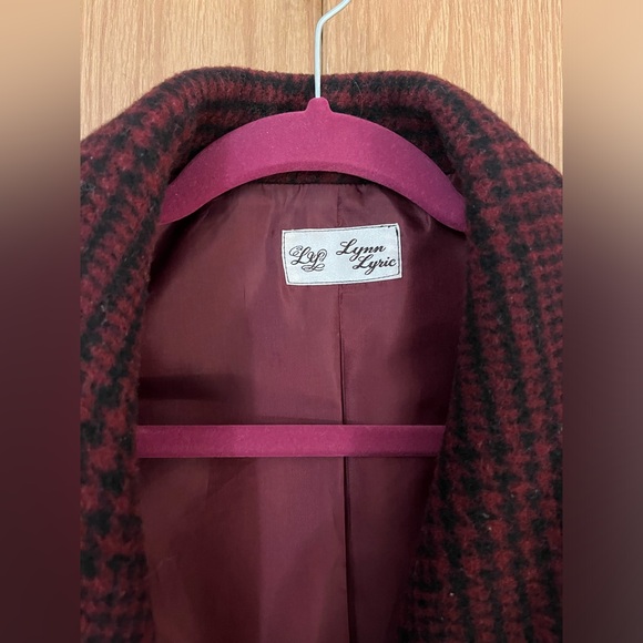 Vintage Lynn Lyric plaid wool blazer - Picture 2 of 4